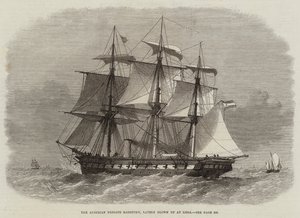 The Austrian Frigate Radetzky, lately blown up at Lissa